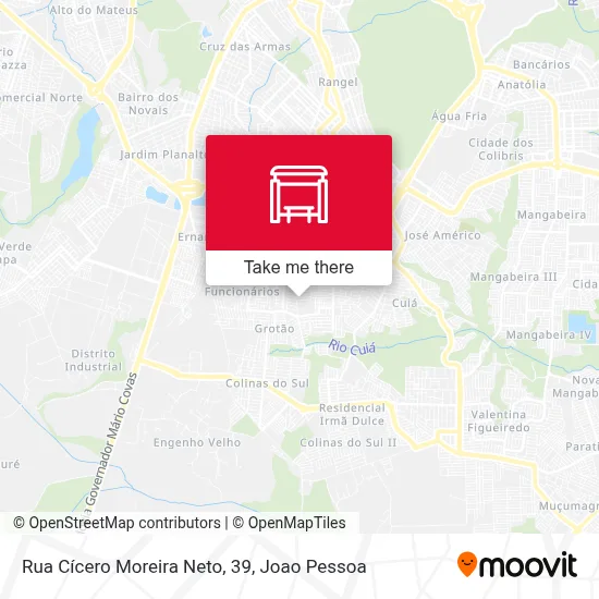 Rua Cícero Moreira Neto, 39 map