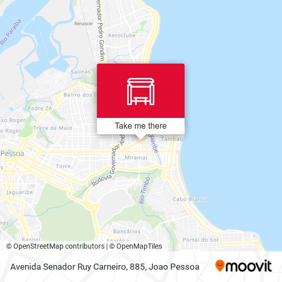 Mapa Avenida Senador Ruy Carneiro, 885