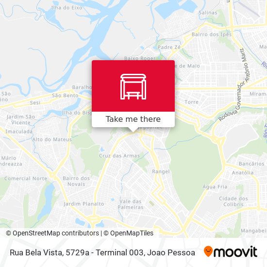 Rua Bela Vista, 5729a - Terminal 003 map