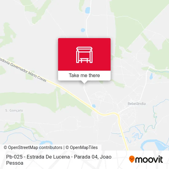 Pb-025 - Estrada De Lucena - Parada 04 map