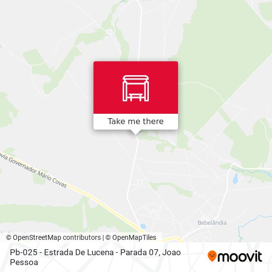 Pb-025 - Estrada De Lucena - Parada 07 map