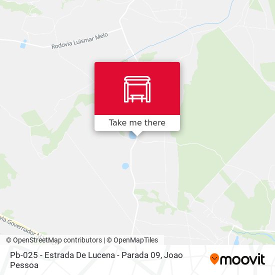 Mapa Pb-025 - Estrada De Lucena - Parada 09