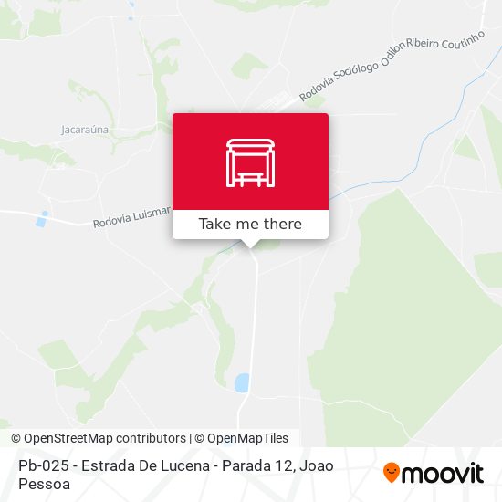 Pb-025 - Estrada De Lucena - Parada 12 map