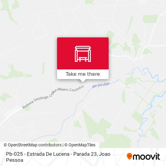 Pb-025 - Estrada De Lucena - Parada 23 map