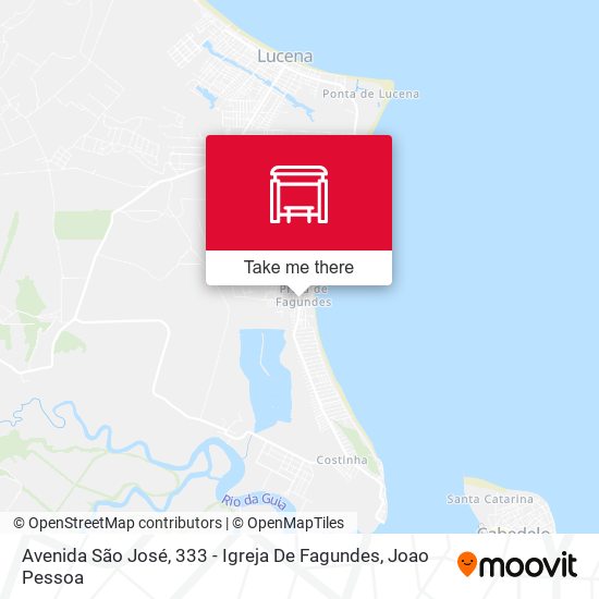 Avenida São José, 333 - Igreja De Fagundes map