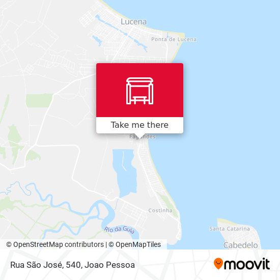 Rua São José, 540 map