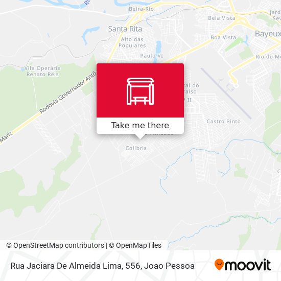 Rua Jaciara De Almeida Lima, 556 map