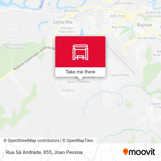 Rua Sá Andrade, 855 map