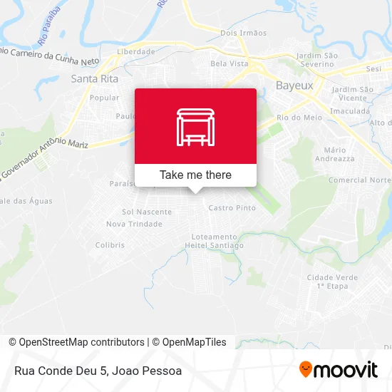 Rua Conde Deu 5 map