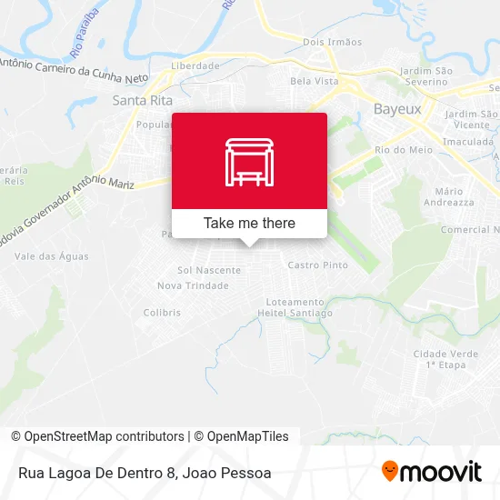 Rua Lagoa De Dentro 8 map