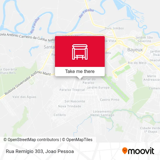 Rua Remígio 303 map