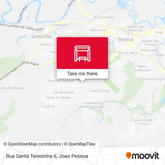 Rua Santa Teresinha 6 map