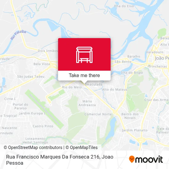 Rua Francisco Marques Da Fonseca 216 map