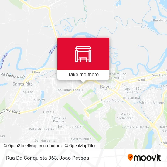 Rua Da Conquista 363 map