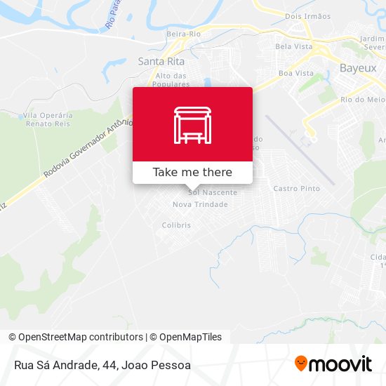 Rua Sá Andrade, 44 map