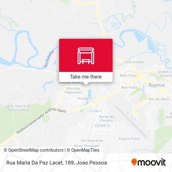 Rua Maria Da Paz Lacet, 189 map