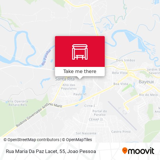 Rua Maria Da Paz Lacet, 55 map