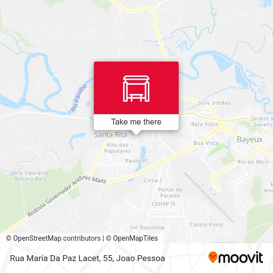 Rua Maria Da Paz Lacet, 55 map
