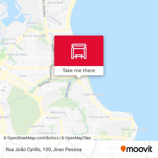 Rua João Cyrillo, 100 map