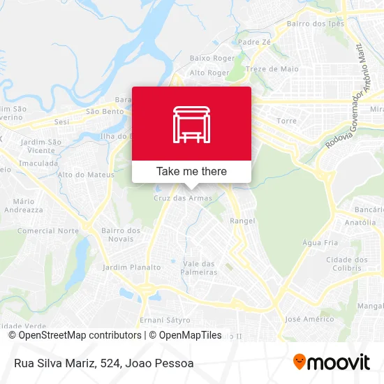 Rua Silva Mariz, 524 map