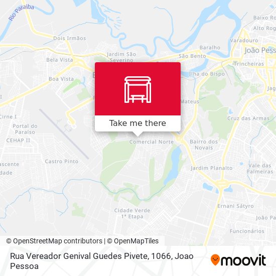 Rua Vereador Genival Guedes Pivete, 1066 map