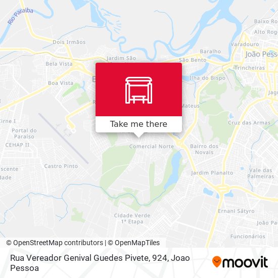 Rua Vereador Genival Guedes Pivete, 924 map