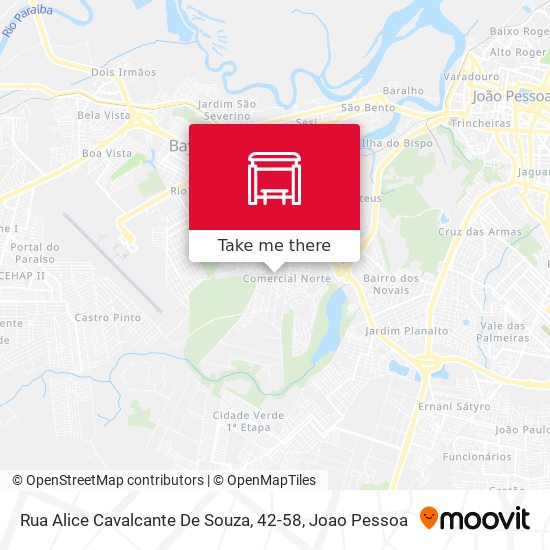 Rua Alice Cavalcante De Souza, 42-58 map