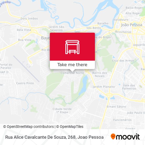Rua Alice Cavalcante De Souza, 268 map