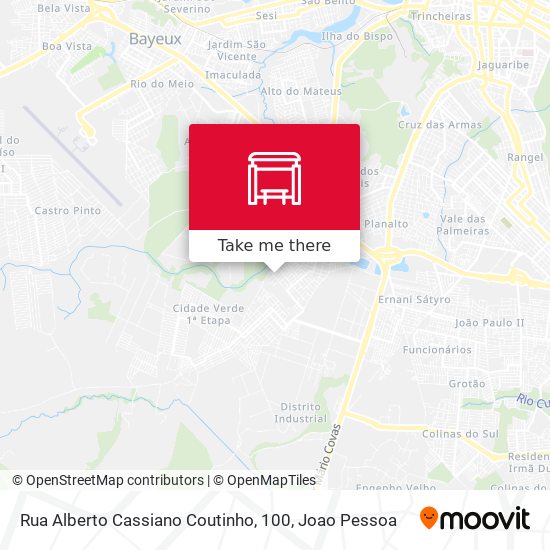 Rua Alberto Cassiano Coutinho, 100 map