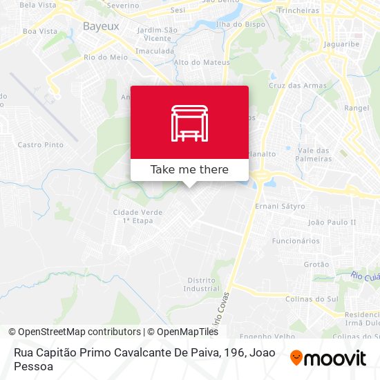 Rua Capitão Primo Cavalcante De Paiva, 196 map