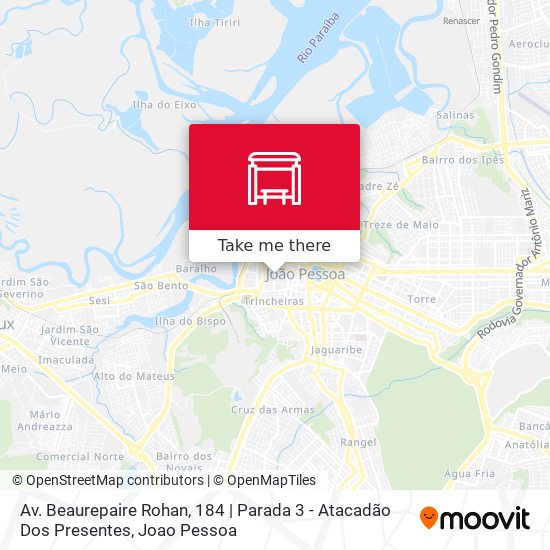 Mapa Av. Beaurepaire Rohan, 184 | Parada 3 - Atacadão Dos Presentes