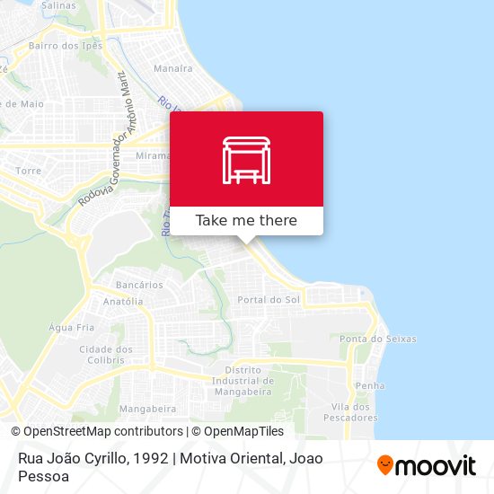 Rua João Cyrillo, 1992 | Motiva Oriental map