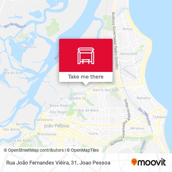 Mapa Rua João Fernandes Viêira, 31