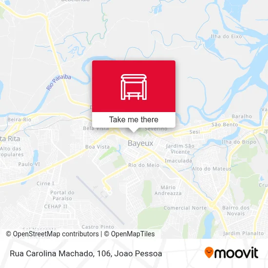 Rua Carolina Machado, 106 map