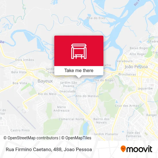 Rua Firmino Caetano, 488 map