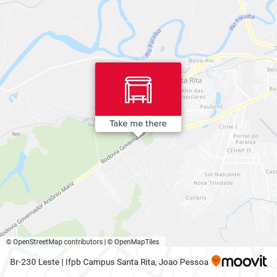 Mapa Br-230 Leste | Ifpb Campus Santa Rita