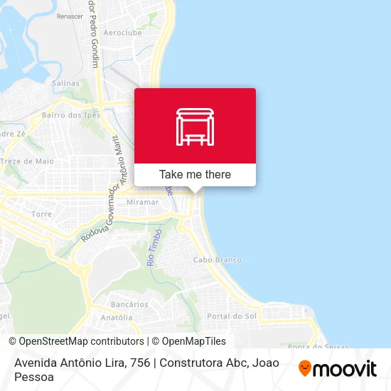 Avenida Antônio Lira, 756 | Construtora Abc map