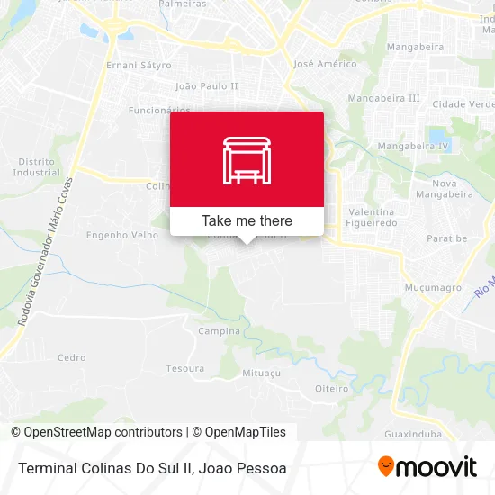 Terminal Colinas Do Sul II map