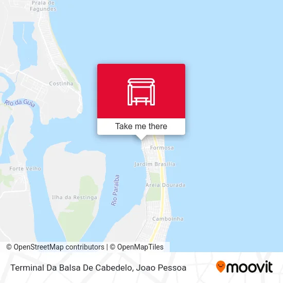 Terminal Da Balsa De Cabedelo map