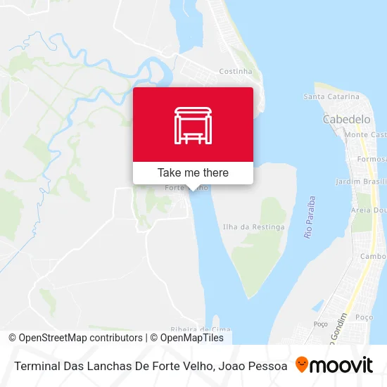 Terminal Das Lanchas De Forte Velho map