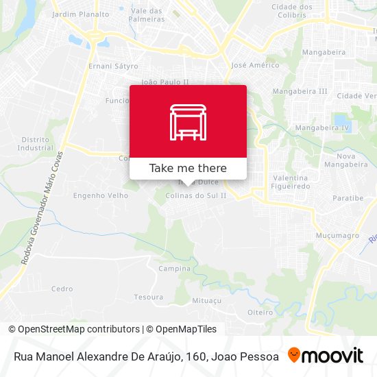Rua Manoel Alexandre De Araújo, 160 map