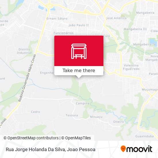 Mapa Rua Jorge Holanda Da Silva