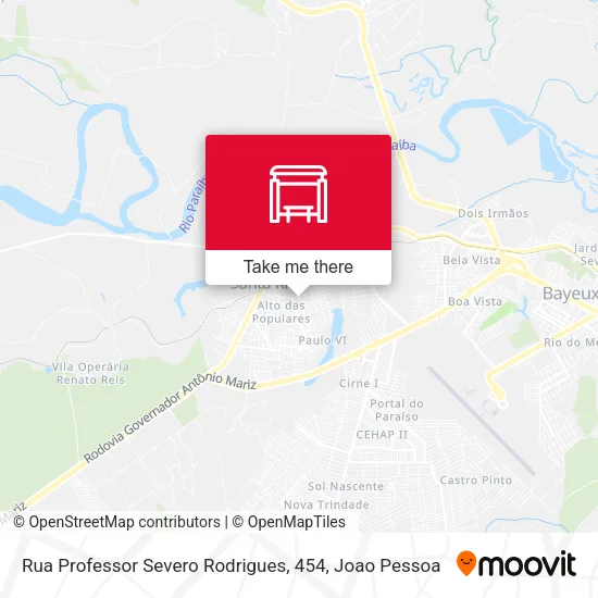 Rua Professor Severo Rodrigues, 454 map