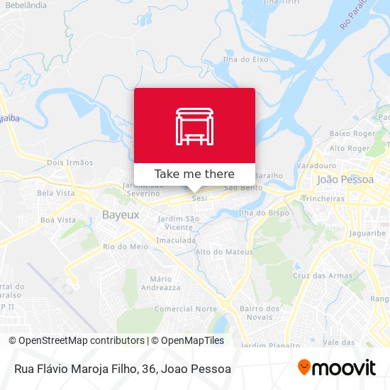 Rua Flávio Maroja Filho, 36 map