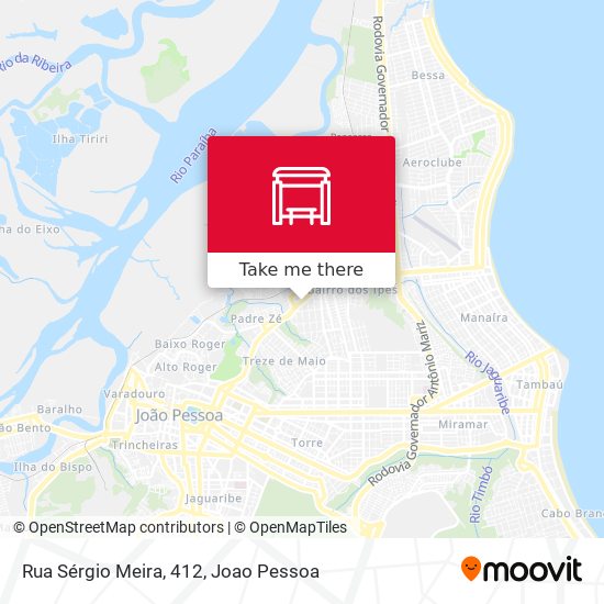 Rua Sérgio Meira, 412 map