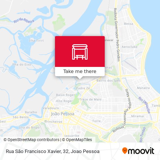 Rua São Francisco Xavier, 32 map
