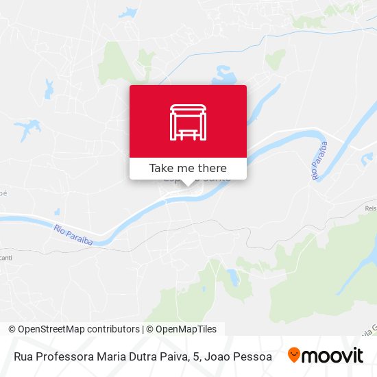 Rua Professora Maria Dutra Paiva, 5 map