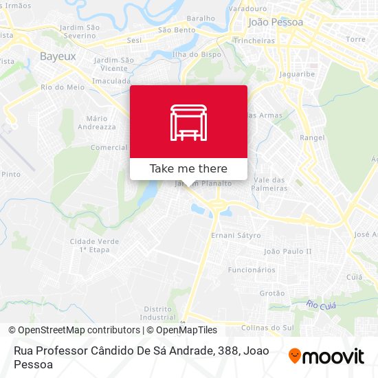 Rua Professor Cândido De Sá Andrade, 388 map
