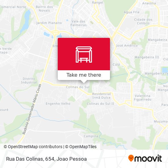 Rua Das Colinas, 654 map