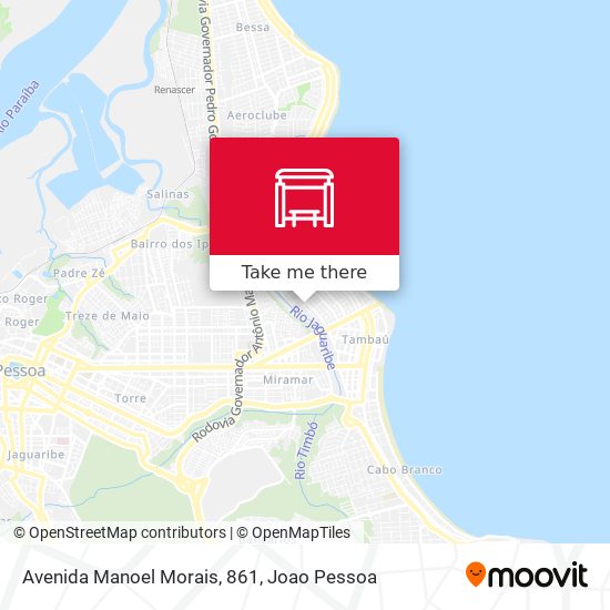 Mapa Avenida Manoel Morais, 861